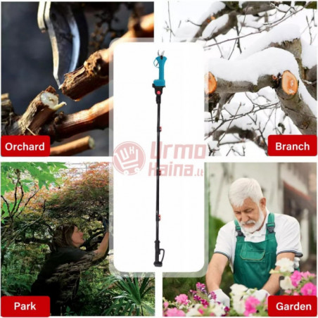 Akumuliatorinė aukštapjovė - daugiafunkcinė BOXER BX3409 4000 W, 2 akumuliatoriai