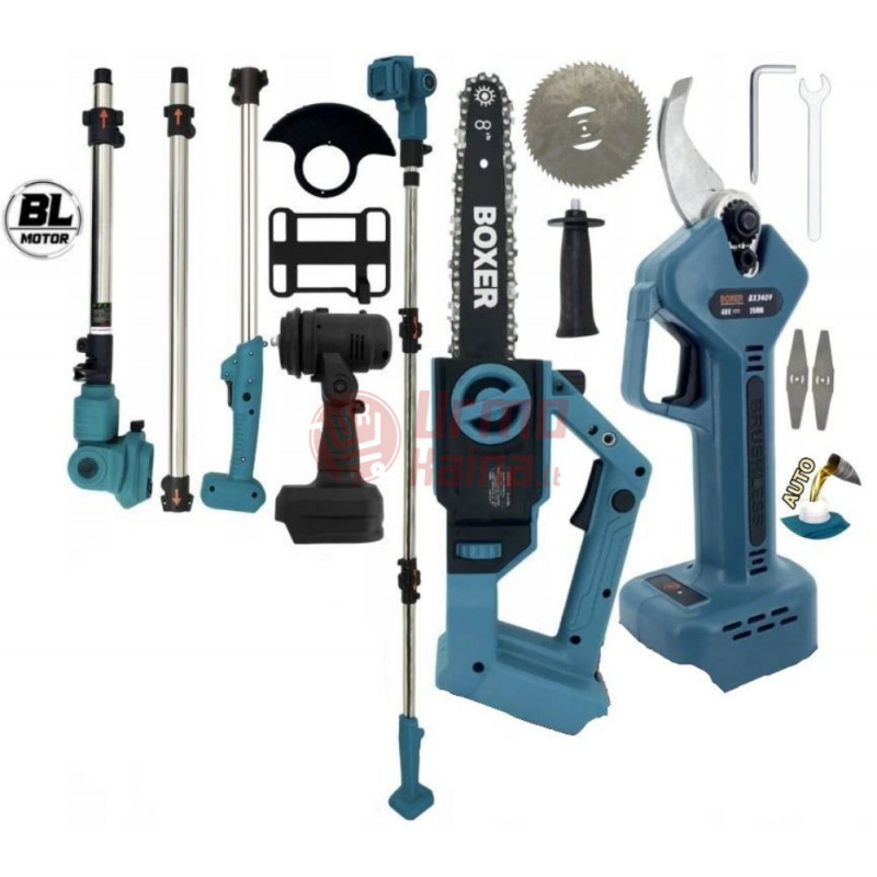 Akumuliatorinė aukštapjovė - daugiafunkcinė BOXER BX3409E 4000 W