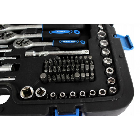 Įrankių galvučių komplektas MASTIFF 216 dalių KL7