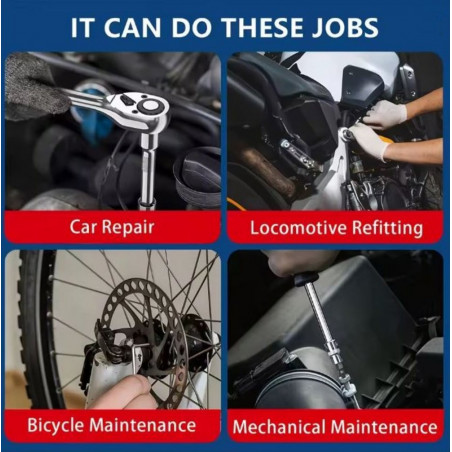 Įrankių galvučių komplektas MASTIFF 216 dalių KL7