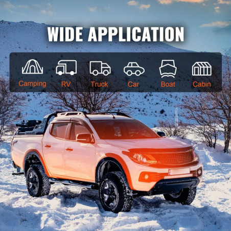 Automobilinis dyzelinis oro šildytuvas VEVOR 8 kW su LCD ekranu ir Bluetooth