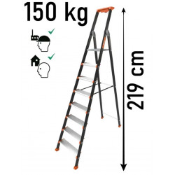 Kopėčios vienpusės profesionalios Tubesca KOLOS, 336 cm, 219 cm