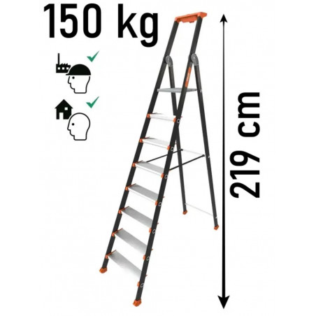Kopėčios vienpusės profesionalios Tubesca KOLOS, 336 cm, 219 cm