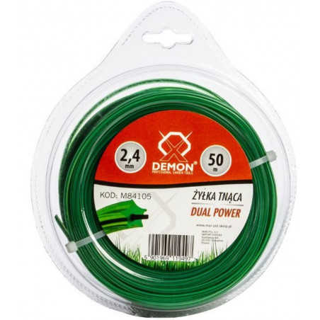 Žoliapjovės pjovimo lynas Demon 2.4 mm x 50 m