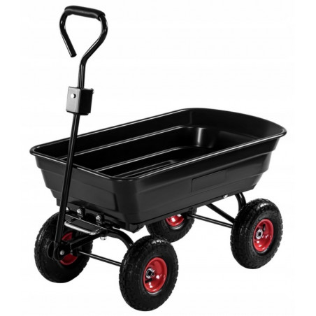 Sodo vežimėlis su išvertimo funkcija 75L 300KG KRAFT&DELE KD3127