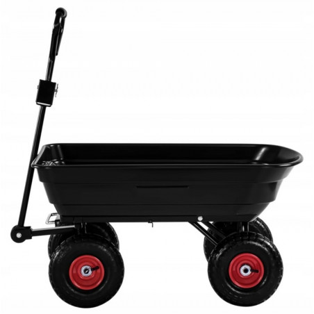 Sodo vežimėlis su išvertimo funkcija 75L 300KG KRAFT&DELE KD3127