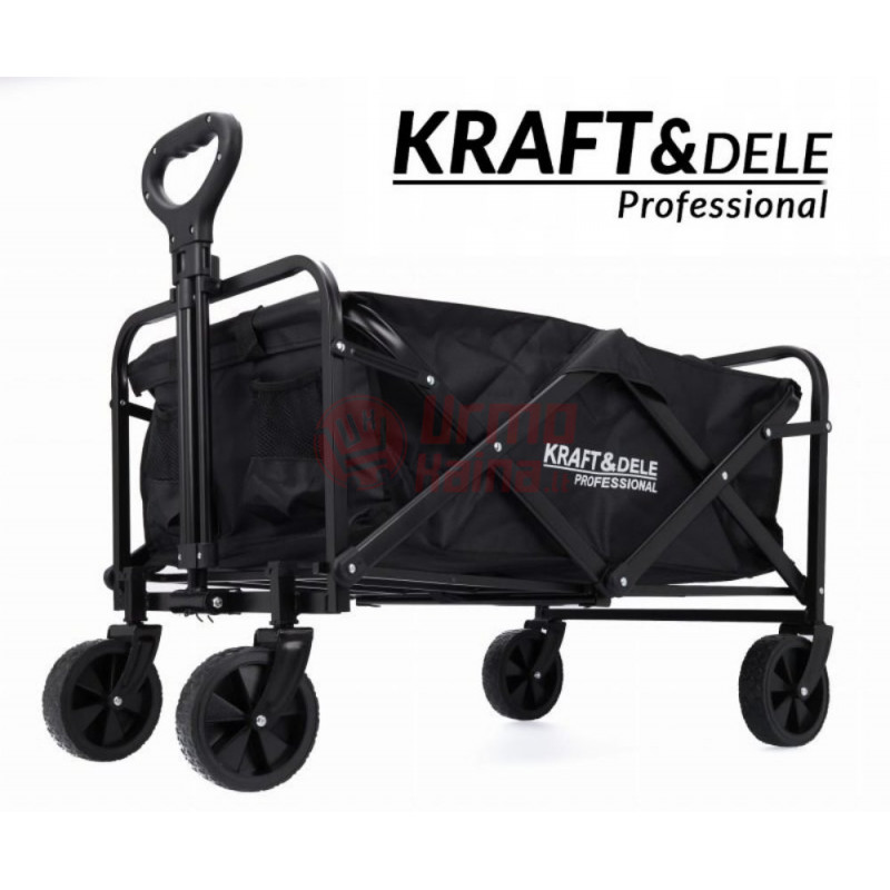 Sulankstomas transportavimo vežimėlis 90L KRAFT&DELE KD3087