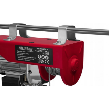 Elektrinė gervė KRAFT&DELE KD2190 150/300 kg 650 W