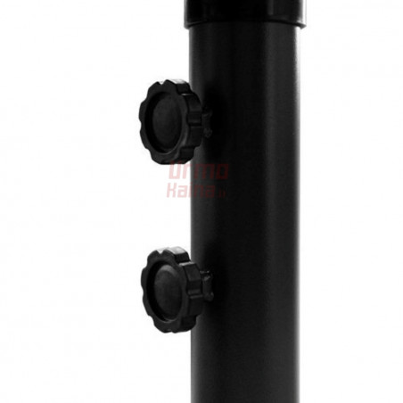 Lauko skėtis su LED, 350 cm, pilkas (Prekė su defektu 9903028)