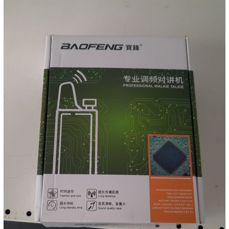 Racijų komplektas Baofeng BF-T6 2 vnt (Prekė su defektu 9903029)