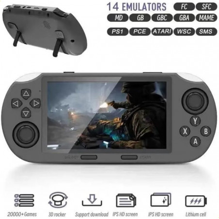 Nešiojama retro žaidimų konsolė SF3000 HD