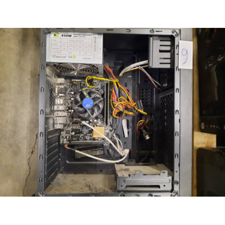 Stacionarus kompiuteris su motinine plokšte Asus H110M-R, maitinimo bloku 450W ir procesoriumi (prekė su defektu 9903073)