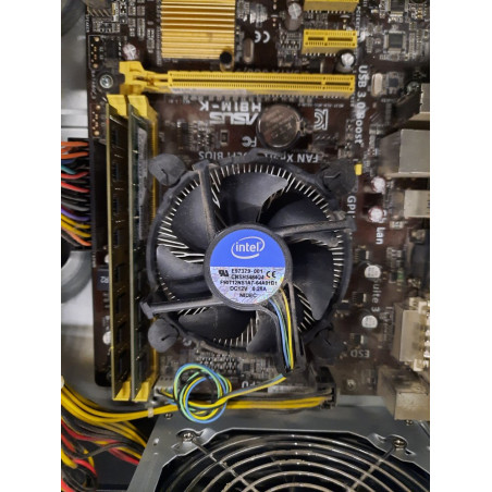 Stacionarus kompiuteris su motinine plokšte Asus H81M-K, maitinimo bloku 400W ir procesoriumi (prekė su defektu 9903074)