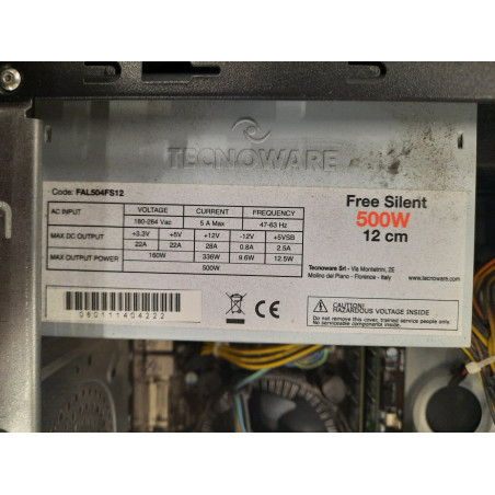 Stacionarus kompiuteris su motinine plokšte MSI H81M-P33, maitinimo bloku 500W ir procesoriumi (prekė su defektu 9903075)