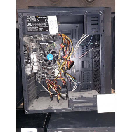 Stacionarus kompiuteris su motinine plokšte Asus H110M-R, maitinimo bloku 400W ir procesoriumi (prekė su defektu 9903076)