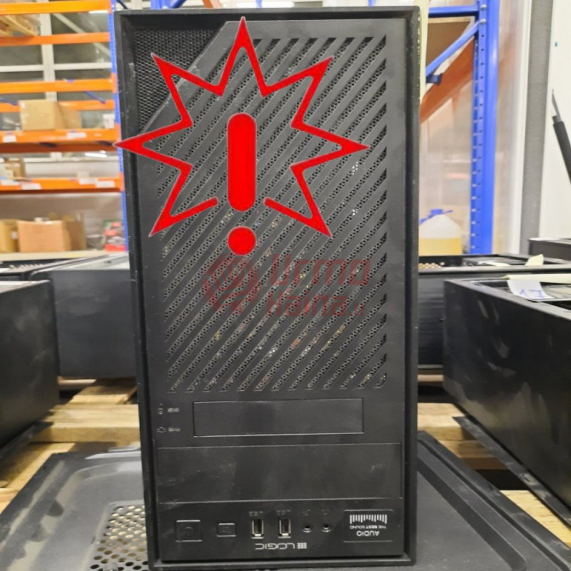 Stacionarus kompiuteris su motinine plokšte Asus H110M-R, maitinimo bloku 400W ir procesoriumi (prekė su defektu 9903076)