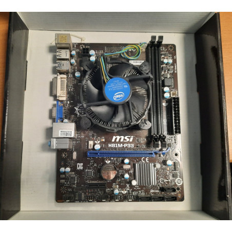 Motininė plokštė MSI H81M-P33 (Prekė su defektu 9903079)