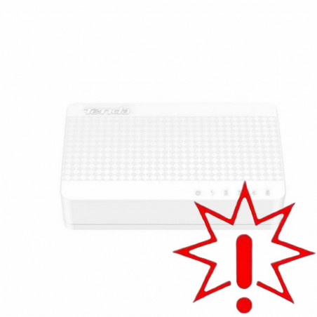 Tinklo komutatorius Tenda S105, baltas (prekė su defektu 9903094)