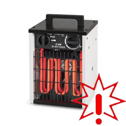 Elektrinis šildytuvas TDS 10 2 kW (Prekė su defektu 9903112)