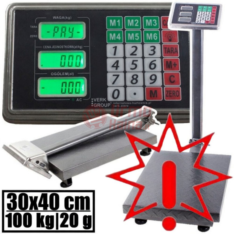Platforminės svarstyklės 1001BSFM (Prekė su defektu 9903090)