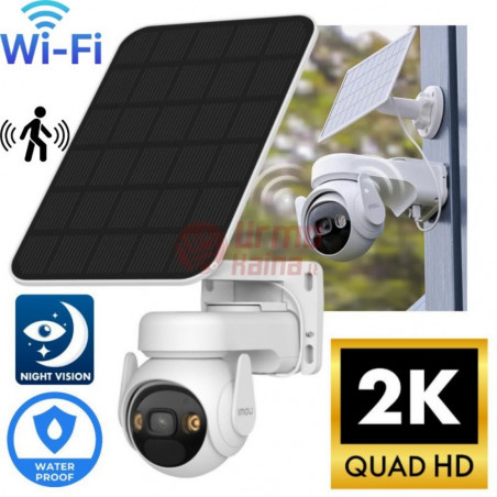 Bevielė IP stebėjimo kamera IMOU K9 3MP, WiFi, 5000mAh + saulės elementas