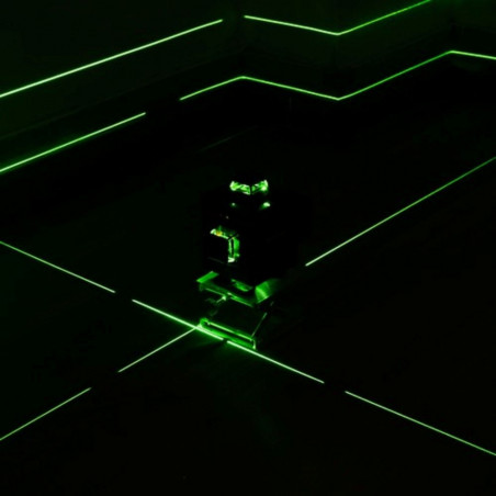 Linijinis lazerinis nivelyras 4D, 16 eilučių 360° RED01
