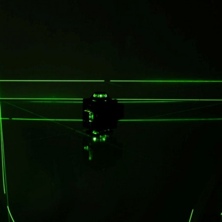 Linijinis lazerinis nivelyras 4D, 16 eilučių 360° RED01
