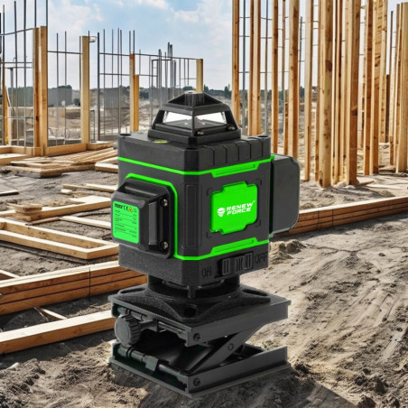 Lazerinis nivelyras 4D, 16 linijų 360° MT02E su trikoju 5907190121193E