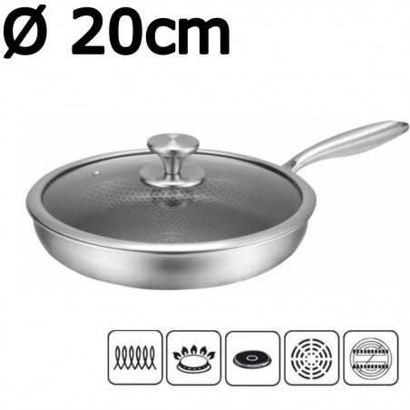 EDENBERG keptuvė su dangčiu 20 cm EB-7642