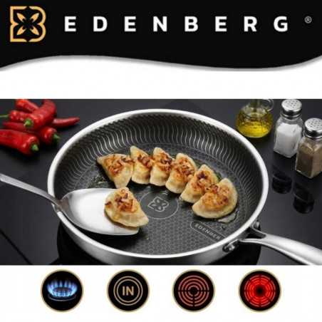 EDENBERG keptuvė su dangčiu 24 cm EB-7644