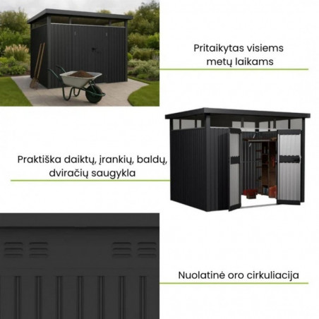 METALINIS SURENKAMAS SANDĖLIUKAS "LUZERN-XL" 7,8m²