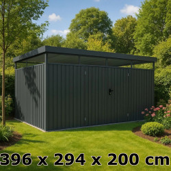 METALINIS SURENKAMAS SANDĖLIUKAS "LUZERN-XXL" 396 x 294 x 200 cm 12m²