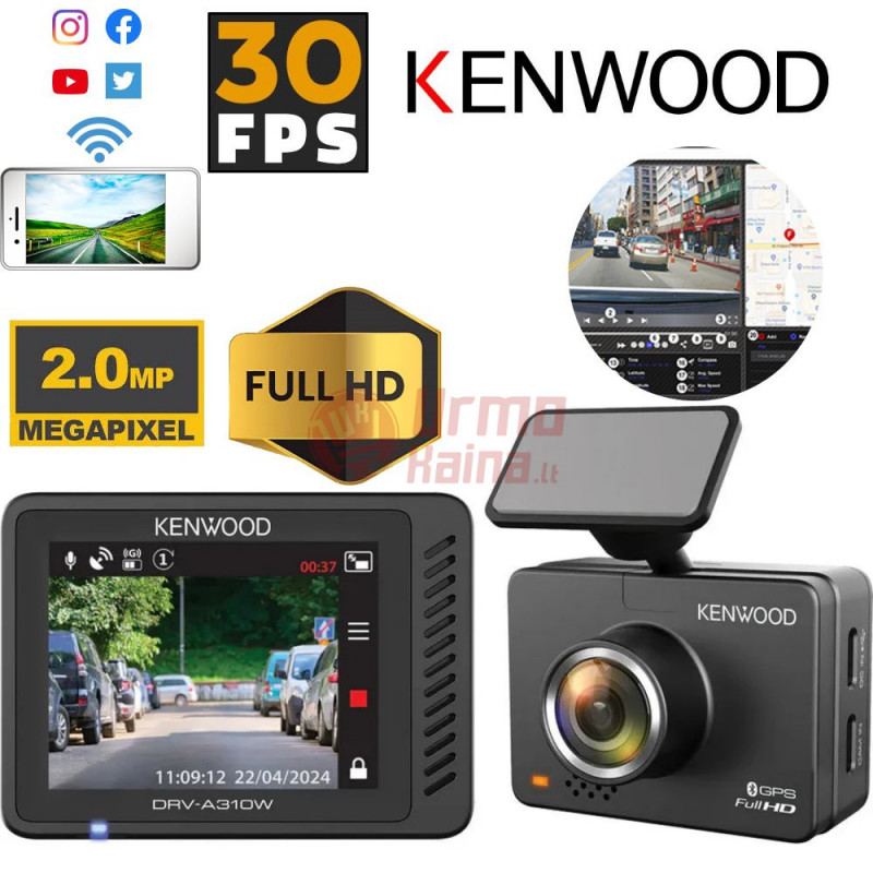 Vaizdo registratorius KENWOOD DRV-A310W