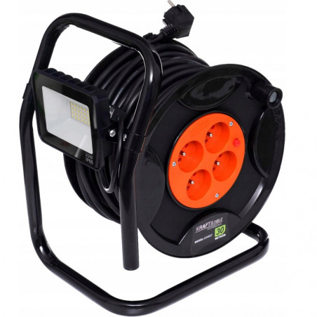 Ilgintuvas su plastikine rite 30 m + 20w LED šviestuvas KRAFT&DELE KD3127