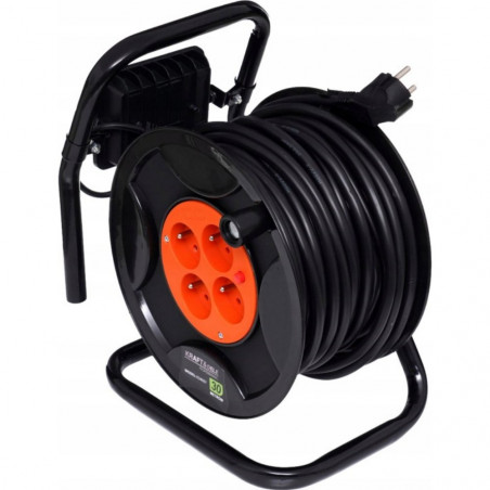 Ilgintuvas su plastikine rite 30 m + 20w LED šviestuvas KRAFT&DELE KD3127