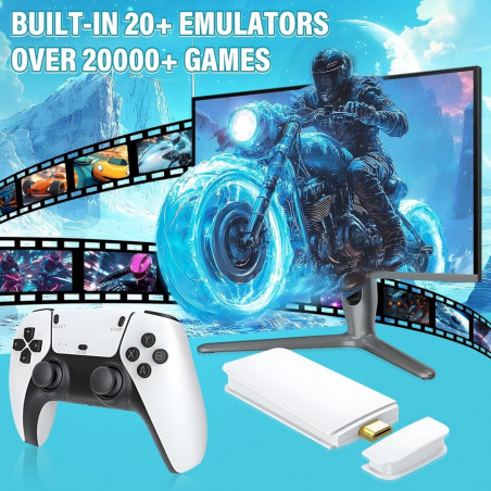 Žaidimų konsolė GAME STICK PRO 4K, baltas
