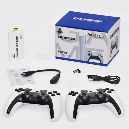 Žaidimų konsolė GAME STICK PRO 4K, baltas