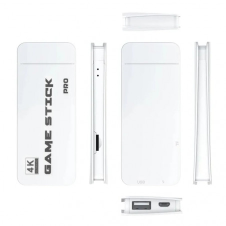 Žaidimų konsolė GAME STICK PRO 4K, baltas