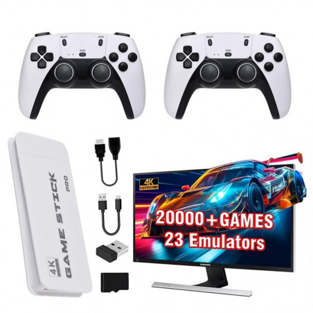 Žaidimų konsolė GAME STICK PRO 4K, baltas