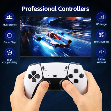 Žaidimų konsolė GAME STICK PRO 4K, baltas
