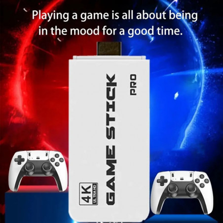 Žaidimų konsolė GAME STICK PRO 4K, baltas