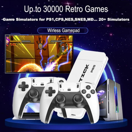 Žaidimų konsolė GAME STICK PRO 4K, baltas