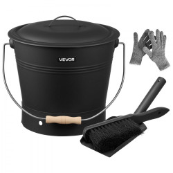 Pelenų kibiras 9.8 l su...