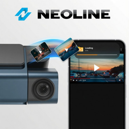 Vaizdo registratorius Neoline Pulse Dual 4K, 4G su GPS
