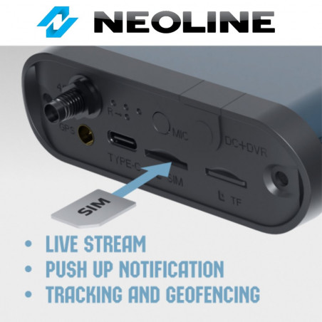 Vaizdo registratorius Neoline Pulse Dual FULL HD, 4G su GPS