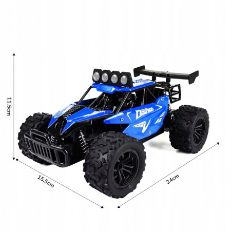 RC mašinėlė su pultu RF01 25km/h 2.4GHz 1:16