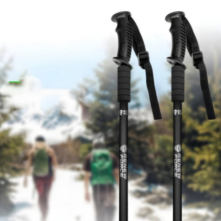 Šiaurietiško ėjimo lazdos RF01, 63-130 cm