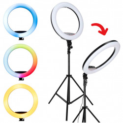 Žiedinė LED lempa IKX45 RGB PT