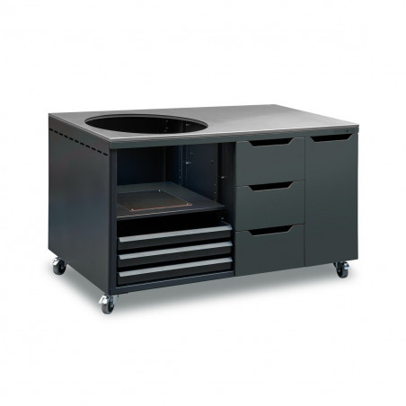 Kepsninės stalas „Carbon Grey“