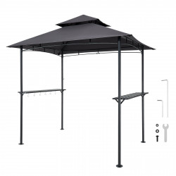 Pavėsinė barbekiu 243 x 150...